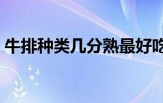 牛排种类几分熟最好吃（牛排几成熟最好吃）