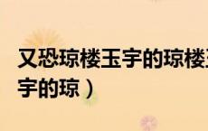 又恐琼楼玉宇的琼楼玉宇的解析（又恐琼楼玉宇的琼）