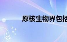 原核生物界包括（原核生物界）