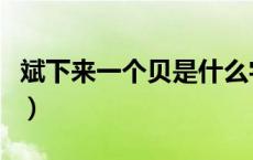 斌下来一个贝是什么字（斌下一个贝是什么字）