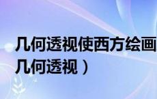 几何透视使西方绘画从扁平感进入到立体感（几何透视）