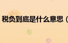 税负到底是什么意思（实际税负是什么意思）