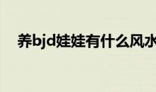 养bjd娃娃有什么风水（养bjd娃娃禁忌）