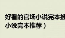 好看的官场小说完本推荐排行榜（好看的官场小说完本推荐）