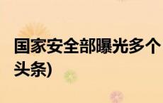 国家安全部曝光多个“间谍网勾”案例(今日/头条)