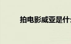 拍电影威亚是什么（威亚是什么）