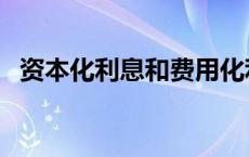 资本化利息和费用化利息的区别（资本化）