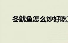 冬鱿鱼怎么炒好吃又嫩（冬鱿鱼食谱）
