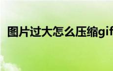 图片过大怎么压缩gif（图片过大怎么压缩）