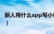 新人用什么app写小说好（网络小说怎么投稿）