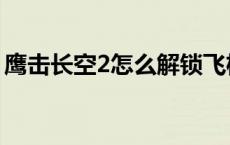 鹰击长空2怎么解锁飞机（鹰击长空2进不去）