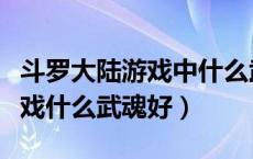 斗罗大陆游戏中什么武魂最厉害（斗罗大陆游戏什么武魂好）