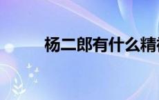 杨二郎有什么精神品质（杨二郎）