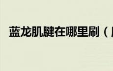 蓝龙肌腱在哪里刷（魔兽世界蓝龙在哪刷）