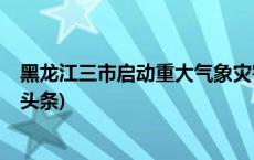 黑龙江三市启动重大气象灾害（暴雪）Ⅱ级应急响应(今日/头条)