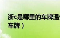 浙c是哪里的车牌温州的区号（浙c是哪里的车牌）