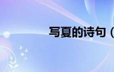写夏的诗句（写春的诗句）