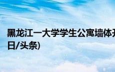 黑龙江一大学学生公寓墙体开裂？官方：不存在安全风险(今日/头条)