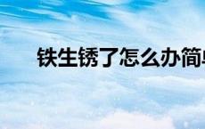 铁生锈了怎么办简单处理（铁生锈了）