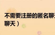 不需要注册的匿名聊天网站（无注册匿名在线聊天）