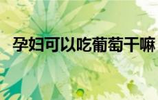 孕妇可以吃葡萄干嘛（孕妇可以吃葡萄干）