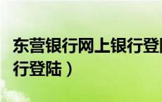 东营银行网上银行登陆不上（东营银行网上银行登陆）