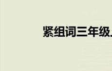 紧组词三年级上册（紧组词）