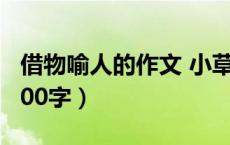 借物喻人的作文 小草（借物喻人的作文小草500字）