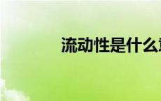 流动性是什么意思（流性恋）