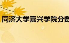 同济大学嘉兴学院分数线（嘉兴学院分数线）