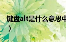 键盘alt是什么意思中文（键盘alt是什么意思）