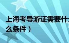 上海考导游证需要什么条件（考导游证需要什么条件）
