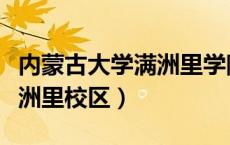内蒙古大学满洲里学院分数线（内蒙古大学满洲里校区）