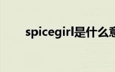 spicegirl是什么意思（spice girls）