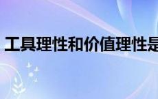 工具理性和价值理性是什么意思（工具理性）