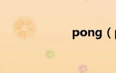 pong（pong吧）