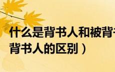 什么是背书人和被背书人的区别（背书人和被背书人的区别）