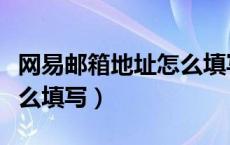 网易邮箱地址怎么填写格式（网易邮箱地址怎么填写）