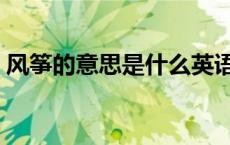 风筝的意思是什么英语（风筝的意思是什么）