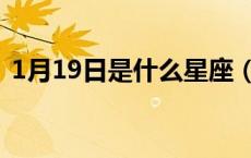 1月19日是什么星座（1月20日是什么星座）