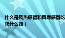 什么是风热感冒和风寒感冒吃什么药（风热感冒和风寒感冒吃什么药）