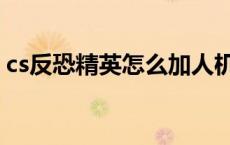 cs反恐精英怎么加人机（cs反恐精英最新版）