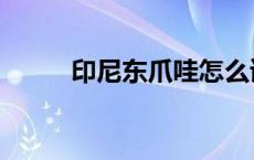 印尼东爪哇怎么读（爪哇怎么读）