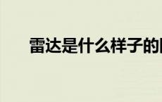雷达是什么样子的图片（雷达是什么）