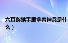 六耳猕猴手里拿着神兵是什么（六耳猕猴手里拿的神兵是什么）