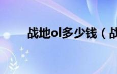 战地ol多少钱（战地ol为什么关服）