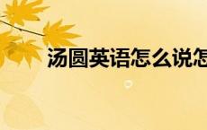 汤圆英语怎么说怎么写（汤圆英语）