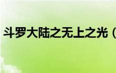 斗罗大陆之无上之光（斗帝大陆之无上之境）
