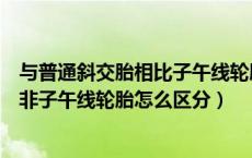 与普通斜交胎相比子午线轮胎具有哪些特点（子午线轮胎与非子午线轮胎怎么区分）