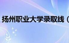 扬州职业大学录取线（扬州职业大学分数线）